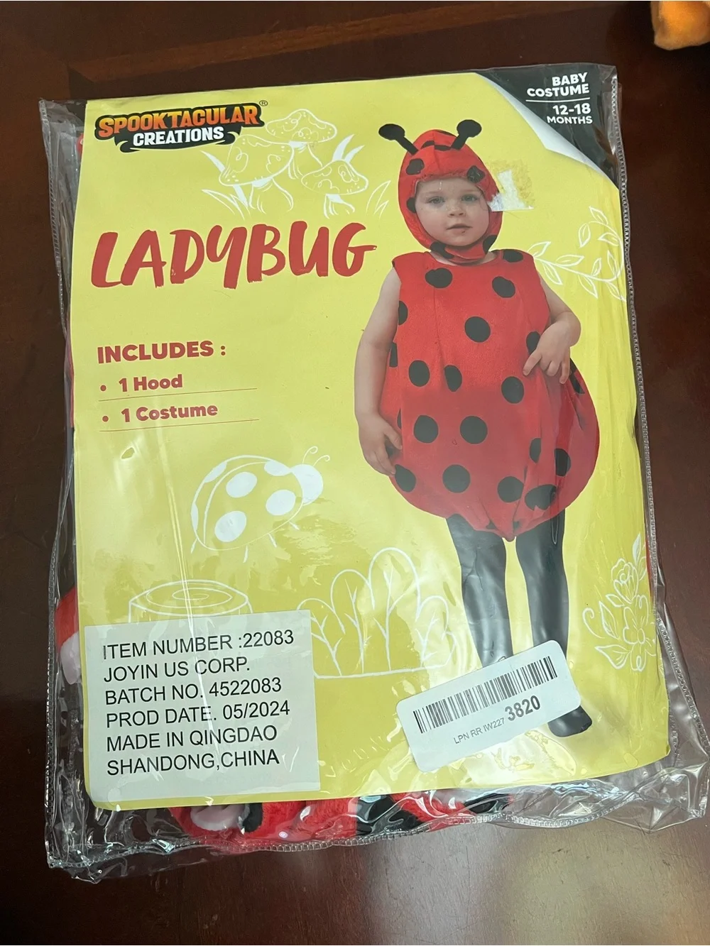 Spooktacular Creations Baby Ladybug Costume - Red